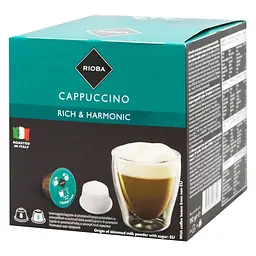 Кава в капсулах Rioba Cappuccino Rich&Harmonic 16штX7г
