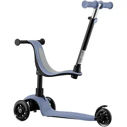Самокат дитячий Miqilong Alamo триколісний синій (ALAMO-125-BLUE) - мініатюра 2