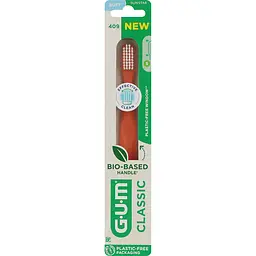 Зубна щітка GUM Classic Bio-Based Handle м'яка помаранчева
