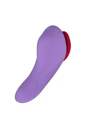 Вібратор у трусики FairyGasm HeartGem violet, на магніті, пульт ДК - мініатюра 5