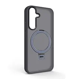 Чехол для Samsung Galaxy S24 Plus 5G (SM-S926), Unit Stand, черный, MagSafe, противоударный защитный чехол-панель с подставкой, поддержкой магнитных держателей и беспроводной зарядки, защита всего корпуса, силикон + поликарбонат, ArmorStandart (ARM74908)