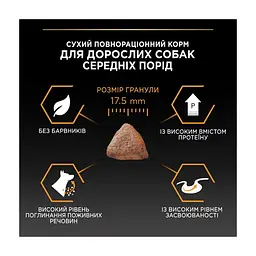 Сухий корм для собак Purina Pro Plan Dog Medium Adult з куркою 3 кг (7613035114807) - мініатюра 10