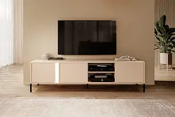 Тумба під телевізор Perfect Home Даст / Dast 3-дверна 3D/203 Беж (PFH-091010)