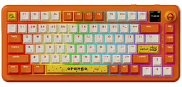 Клавіатура Ajazz AK820 MAX Avocado Switch Orange-White (AK820MAX-AS-OW)