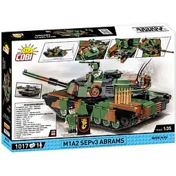 Конструктор Cobi Танк M1A2 SEPv3 Abrams, масштаб 1:35, 1017 деталей (COBI-2623) - мініатюра 2