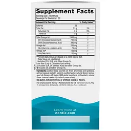 Комплекс Омега-3-6-9 Nordic Naturals Complete Omega Xtra Екстра 1000 мг з лимоном 60 капсул - мініатюра 2