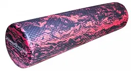 Масажний ролик (роллер) гладкий Power System PS-4089 Hexa Camo Roller Black/Red (60x15см) (PS_4089BR-0)