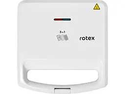 Мультимейкер (Бутербродниця-Вафельниця-Гриль) Rotex RSM220-W - мініатюра 5
