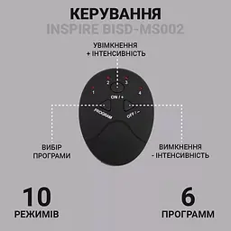 Масажер для преса та рук Inspire BISD-MS002 3в1 Black - мініатюра 6
