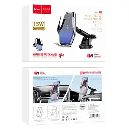 Автотримач із бездротовою зарядкою Hoco S14 Plus Wireless сріблястий - мініатюра 8