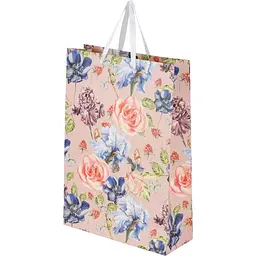 Пакет подарунковий JUMBO Flores 760240ML Пудровий shop (4820252760240) - мініатюра 4