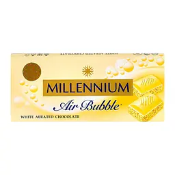 Шоколад Millennium білий пористий 85г - мініатюра 2