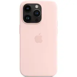 Чохол-накладка Apple Silicone Case with MagSafe для Apple iPhone 14 Pro Chalk Pink (MPTH3) - мініатюра 4