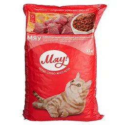 Сухий корм для котів Мяу з карасем 11 кг (B1241201) - мініатюра 2
