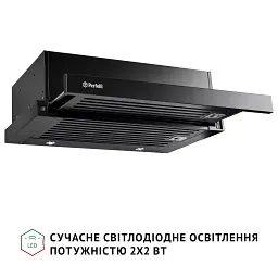 Витяжка телескопічна PERFELLI ISEO 6IMF NERO - мініатюра 4