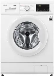 Пральна машина LG з фронтальним завантаженням F4J3TS0W, 8кг, 1400, A+++, Пар, глибина 55см, Дисплей, Інвертор, Білий (F4J3TS0W)