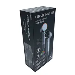 Фен для волосся Grunhelm GHD-165BLI BLDC сірий (147288) - мініатюра 4