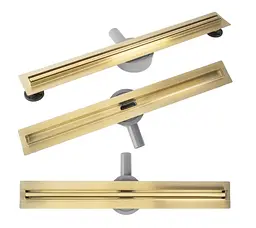 Трап для душу Rea Neox 60 Slim Pro brushed gold REA-G2713