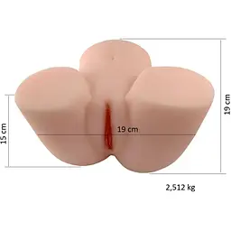Мастурбатор Boss Of Toys Bottock 01 вагіна та анус, BS2600181, Тілесний - мініатюра 4