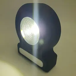 Ліхтар кемпінговий 3 режими COB, 8SMD(white), 5SMD(red) магніт та гак для підвіски 3хАА лампа 11см UKC 037-A чорний - мініатюра 5