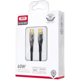 Кабель XO NB-Q223B USB C - USB C 60 W чорний - мініатюра 3