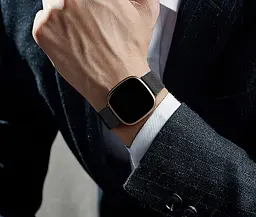 Міланський сітчастий ремінець Primo для годинника Fitbit Versa 3/Fitbit Sense Black L - мініатюра 7