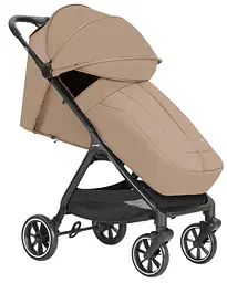 Прогулянкова коляска Carrello Forza CRL-5535 Grain Beige легка 7 кг автоматичне складання EVA-колеса - мініатюра 3