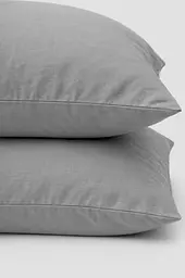 Наволочка Ecotton 50х70 см фланель із бавовни Grey сірий (24392) - мініатюра 3