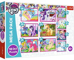 Набір Пазли - (10в1) - "Щасливі Поні" / My little pony