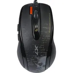Миша A4Tech F5 USB black