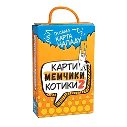 Гра настільна Strateg Карти мемчики та котики 2 (SR-113-N-747) - мініатюра 2