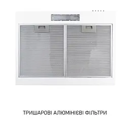 Витяжка плоска Minola HPL 612 WH - мініатюра 5