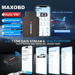 Універсальний автосканер Konnwei MAXOBD Професійний діагностичний автомобільний сканер ОБД2, EOBD, OBD2 (19515) - мініатюра 12