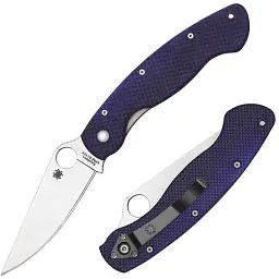 Ніж Spyderco Military, S110V, синий (C36GPDBL) - мініатюра 3