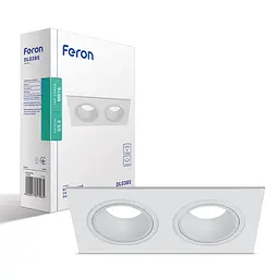 Вбудований поворотний світильник Feron DL0385 під лампу білий