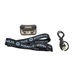 Ліхтар налобний KONUS KONUSFLASH-7 (236 Lm) Sensor USB Rechargeable - мініатюра 3