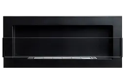 Біокамін GMT 900х400х120 BLACK MAT + СКЛО - мініатюра 3