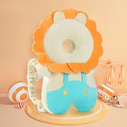 Подушка-рюкзак для захисту голови та спини малюка Orange-blue - мініатюра 3