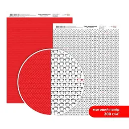 Папір дизайнерський двосторонній матовий „Be in color“ 1 21х29,7см 200г/м2 ROSA TALENT