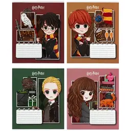 Зошит Kite Harry Potter, 12 аркушів, коса лінія (HP26-235)