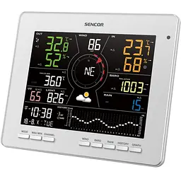 Розумна метеостанція Sencor SWS 16600 WIFI біла [134791] - мініатюра 5