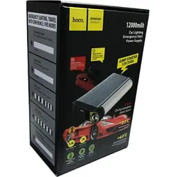 Пусковий зарядний бустер Hoco DB14 Car emergency 12000mAh 45Wh Power Bank - мініатюра 2