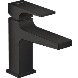 Змішувач Hansgrohe Metropol 100 для умивальника з донним клапаном push-open Matt Black 32500670 Чорний матовий