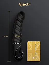 Вібратор Gvibe Gjack 2 Анатомічний кручений, 22х3.7 см - мініатюра 3