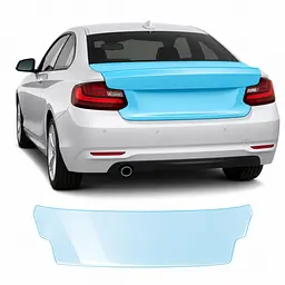 Антигравійна захисна бронеплівка за лекалами для BMW 2 Series F22 2014-2021 - зона кришки багажника