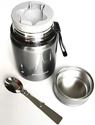 Термос харчовий Silver, з нержавіючої сталі Kamille Ø10х15,6 см kuh0006969 - мініатюра 5