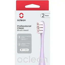 Насадка для зубної щітки Oclean Professional Clean Brush Head P1C13 P02 2 шт. Purple [6970810554151] [100939] - мініатюра 2