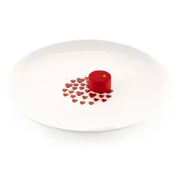 Кондитерський килимок Silikomart для декорування "Серце" d 100 мм h 1 мм 2 шт (STENCIL CUORE) - мініатюра 4