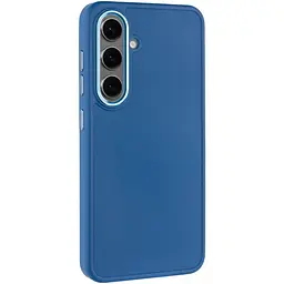 TPU чохол Bonbon Metal Style для Samsung Galaxy S24 / S25 Синій / Denim Blue