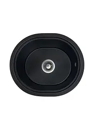 Кухонна мийка Adamant Circum 500x425x180 чорний металік 630223, Чорний